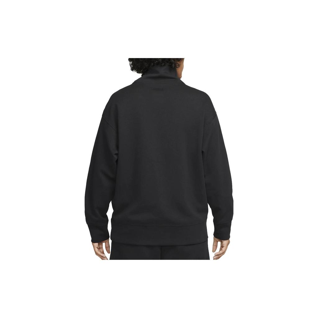 Nike Sportswear Tech Fleece Reimagined Oversized Sweatshirt Black/Black Men Streetwear FB8170-010
