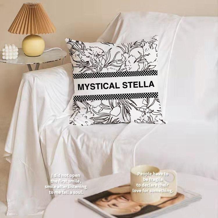 

New Style, Fashionable, Light Luxury Pillowcase, Modern, Simple Sofa Pillow Cushion Cover 45X45