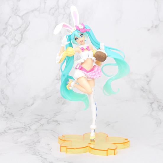 Dolls & Accessories Dolls & Accessories Dolls & Accessories Dolls & Accessories Character Long-lasting Hatsune Miku Bunny Action Figure for Cake Decor