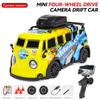1: 32 Mini 2.4G RC Car Light 4WD Drift Remote Control Car Proportional Throttle Remote Control Camera Racing Model Gift