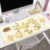 Anim Pokmon Pikachu  Leather Mouse Pad Pokmon Gaming Extra Large Gaming Keyboard Desktop Pad Childrens Writing Table Mat