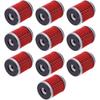 Oil Filter Replacement For Yamaha YFZ450 YFZ450R YFZ450W YFZ450X YZ250F YZ450F WR250F(Pack Of 10)