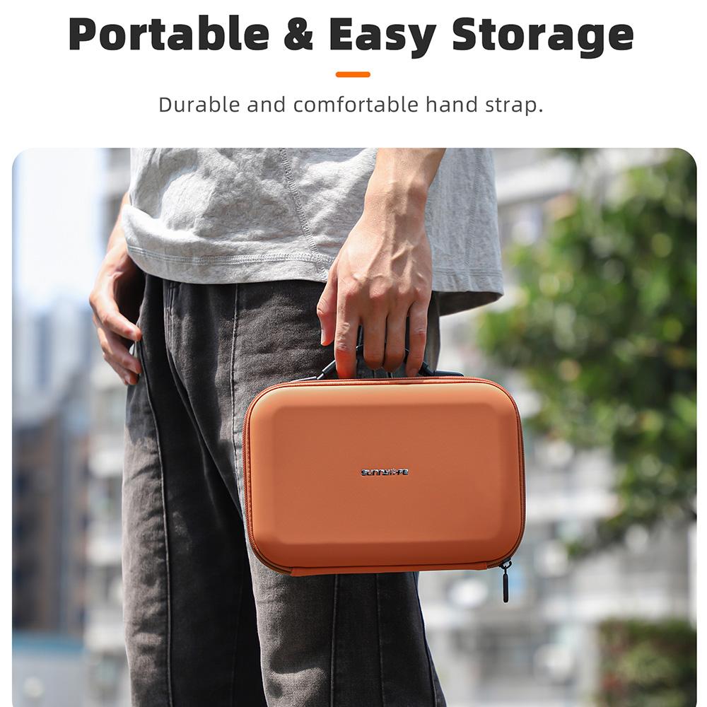 SUNNYLIFE NE-B918 For DJI Neo Storage Bag Hard Shell Protection Case Four Battery Set Bag