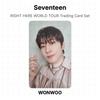 Seventeen RIGHT HERE WORLD TOUR Trading Card Set Official Photocard