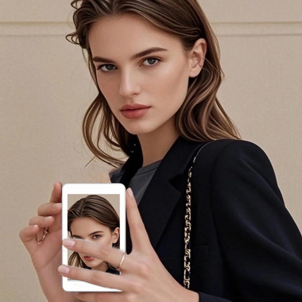 Magnetic Phone Vlog Selfie Monitor Screen Back Camera Monitor Rear Camera Monitor Screen for Selfie Vlog Live Stream