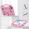 Hülle für iPad 11" 2025 A16 (11. Gen.) / iPad 10,9" 2022 (10. Gen.), Süße Muster, mit Ständer, Rosa