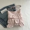 Nylon Tote Bag With Ruffle Design For Casual Daily Use