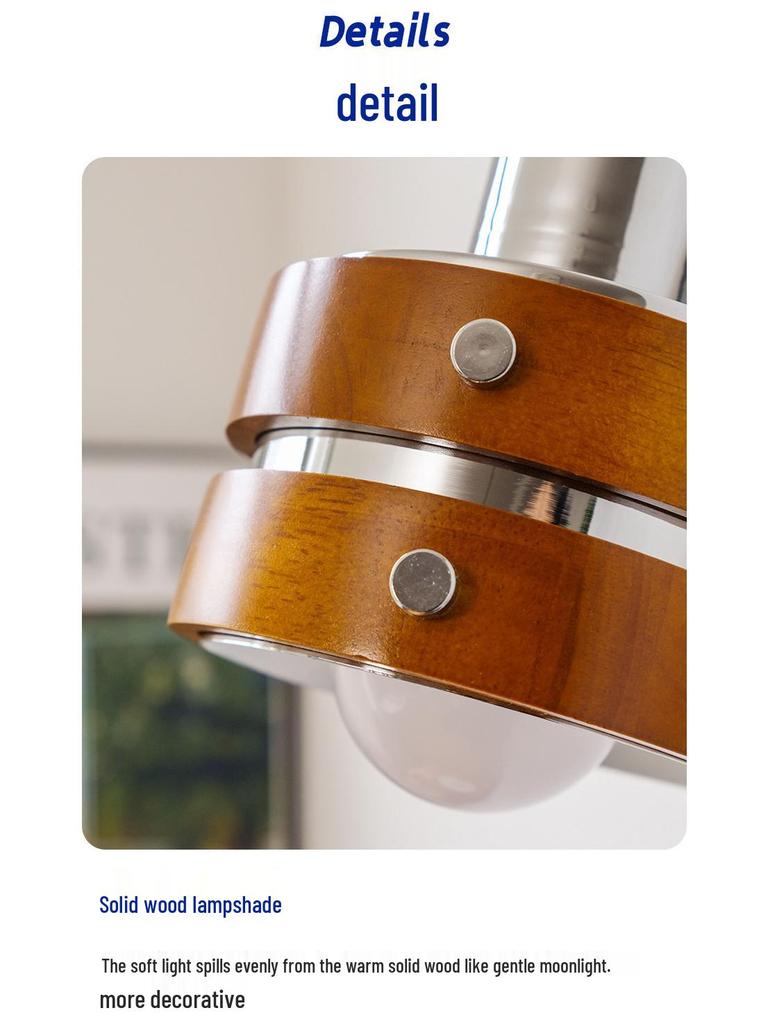 Midden-eeuwse Franse Walnoot Wandlamp: Wabi-Sabi Stijl Nachtlampje met Punk Esthetiek.