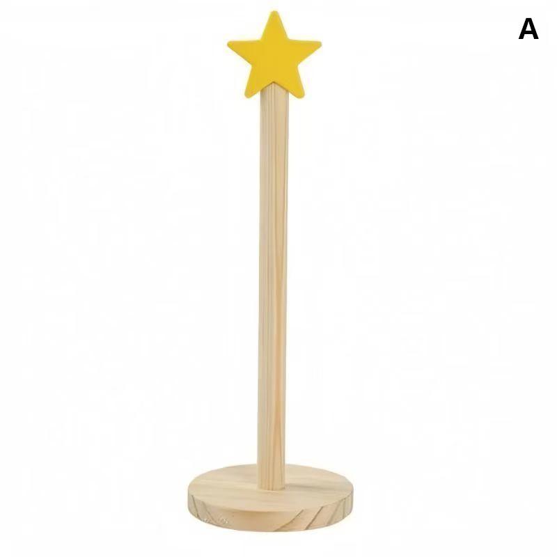 Portarotolo Carta Igienica in Legno Senza Foratura Storage Cucina Appendi Salviette Accessori Bagno Antiscivolo Portasalviette Verticale Scaffale per Salviette