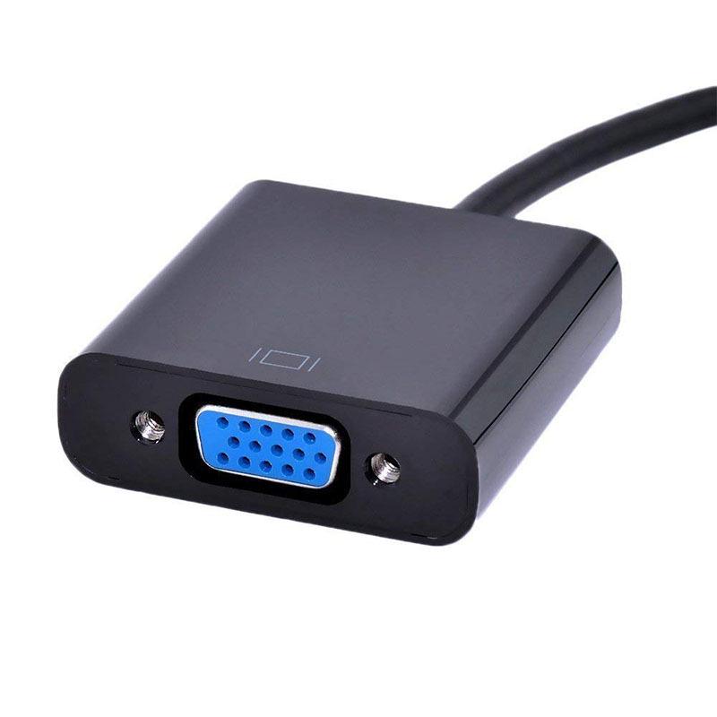 Su HDMI suderinamas su VGA konverterio adapterio laidas (Juoda)