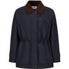 Jiu Zi Anna Kou Barn Style Lapel Waist Trench Coat
