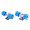 1 Pair   Trucks and Wheels PU Longboard 3.2 Inch Trucks Wheels Combo Set for Cruiser Aluminum Alloy 55x45mm