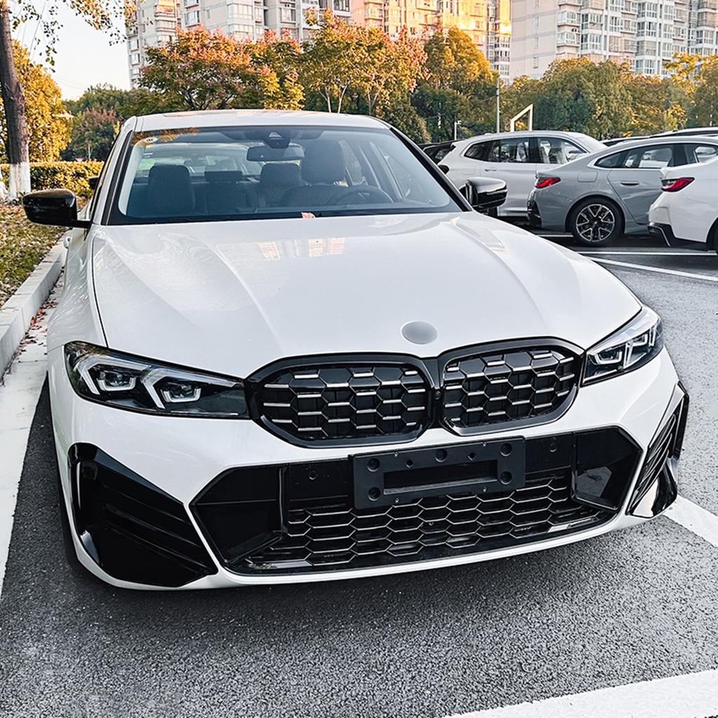 For BMW 3 Series G20 G21 LCI 320i 318i 325i 330i M Sport 2023-2024 Front Bumper Side Air Vent Spoiler Grill Fog Light Cover Trim