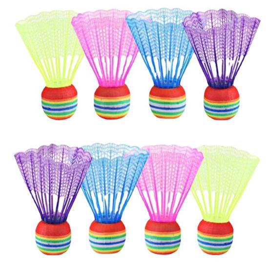 10 Peças Peteca de Treino Alta Resistência Quique Contínuo EVA Boa Tenacidade Bola de Badminton Esportes