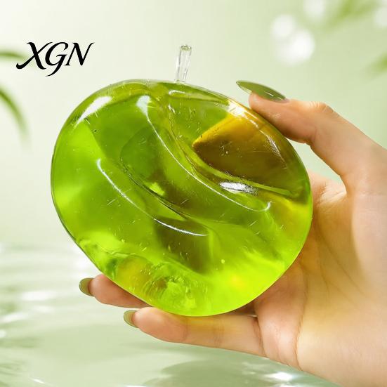 Kids Stress Ball Green Apples Ball, Slow Rising Soft Fidget Toy with Maltose Texture, High Squeeze Elastic Decompression Tool for Anxiety Relief,