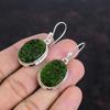 Moldavite Gemstone Earrings 925 Sterling Silver Earring Handmade Unique Earring Original Moldavite Jewelry Birthstone Earrings Gifts For Mom