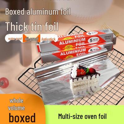 Dicke Lebensmittel-Aluminiumfolie für Grill, Backofen & Heißluftfritteuse