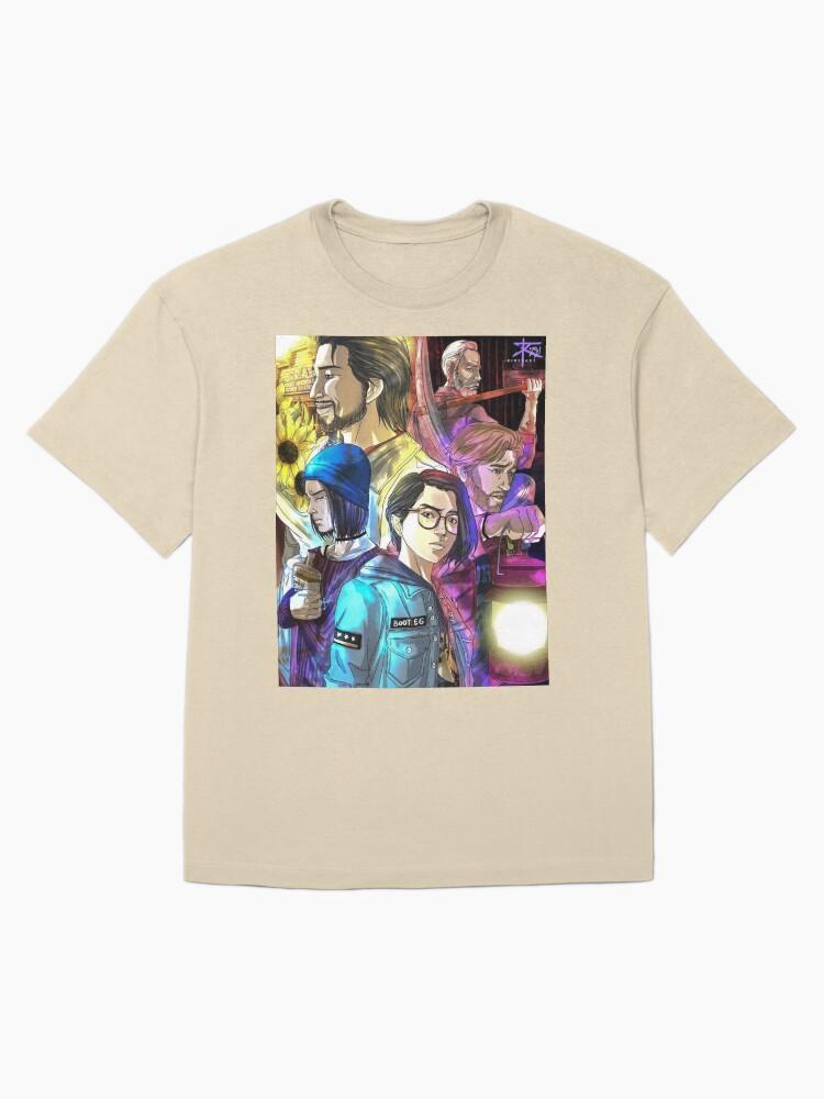 Life Is Strange True Colors Фан-арт Оверсайз Футболка 2026 Лето Мужская Женская Роскошная Модная Хлопковая Оверсайз Футболка M