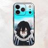 Creative D-Demon Anime Obanai Iguro Silicone Soft Phone Case For iPhone17,16,15,14,13,12,11 Pro Max Plus mini XS XR SE Cover