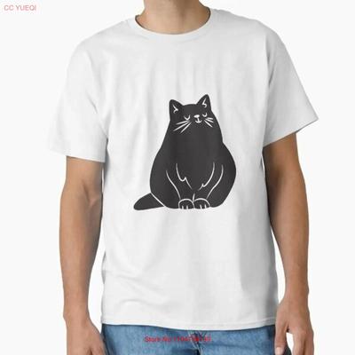 Cat Funny Cats Owner Gift Classic T Shirt Made In US AUS Size S 2XL Vintage Washed Soft Homme Breathable Slightly Streetwear