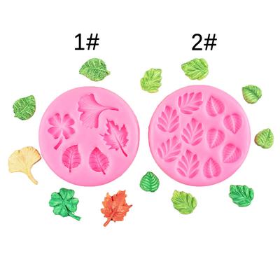 1 ks silikónová forma v tvare listov pre domácich majstrov, čokoláda, silikónové pečenie, fondán, nástroje na zdobenie tort, ručne vyrábaná forma na sviečky