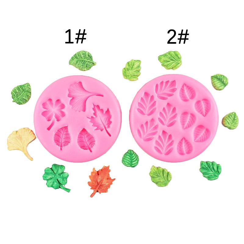1Pc Leaves Shape Silicone Mold Diy Chocolate Silicone Baking Fondant Cake Decorating Tools Handmade Candle Mold