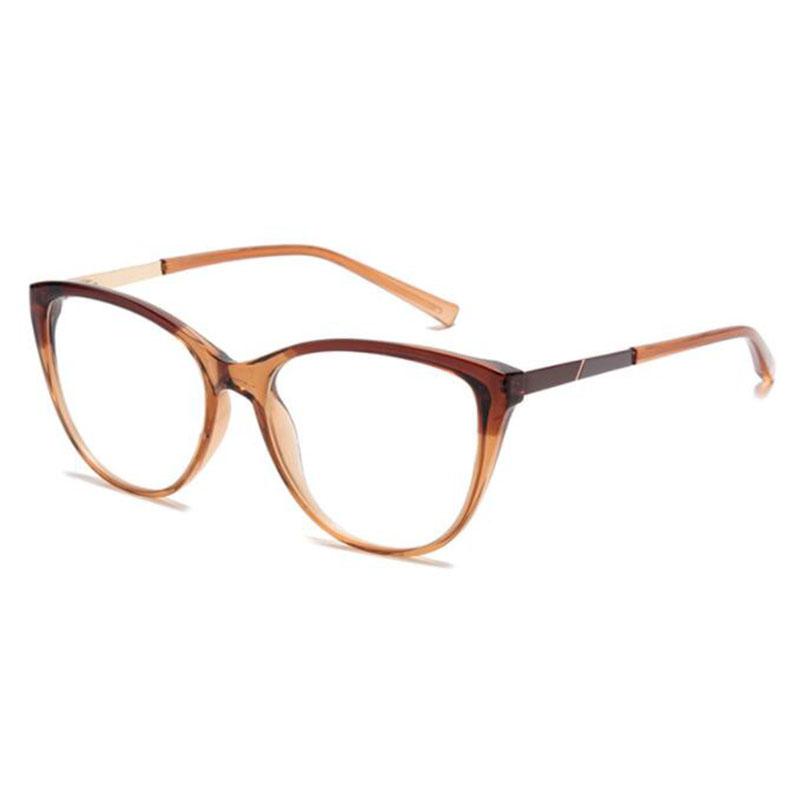 Feminine Optical Myopia Glasses Vintage Brand Design Clear Cat Eye Blue Light Blocking Glasses Women Eyeglasses Degree 0 To -6.0