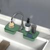 Silicones Sink Drain Sink Splash Guards Soap Holder Removable Tray Drying Mats