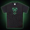 Kingdom Hearts Inspired Heartless Symbol Glow In the Dark T-shirt