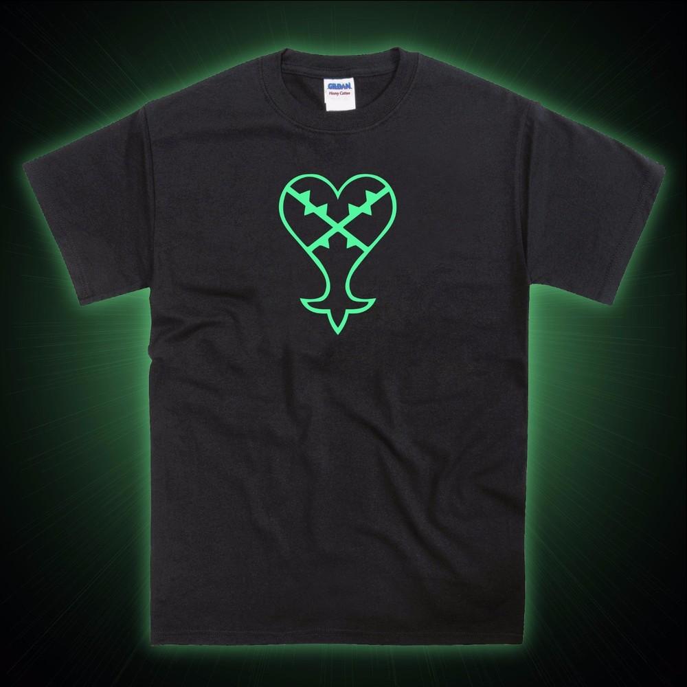 Kingdom Hearts Inspired Heartless Symbol Glow in the Dark T-shirt