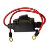Inline Wire Switches for Motorcycle 12-24V DPST Double Side Wiring Cable Switches with Quick Connect/Disconnect On Off