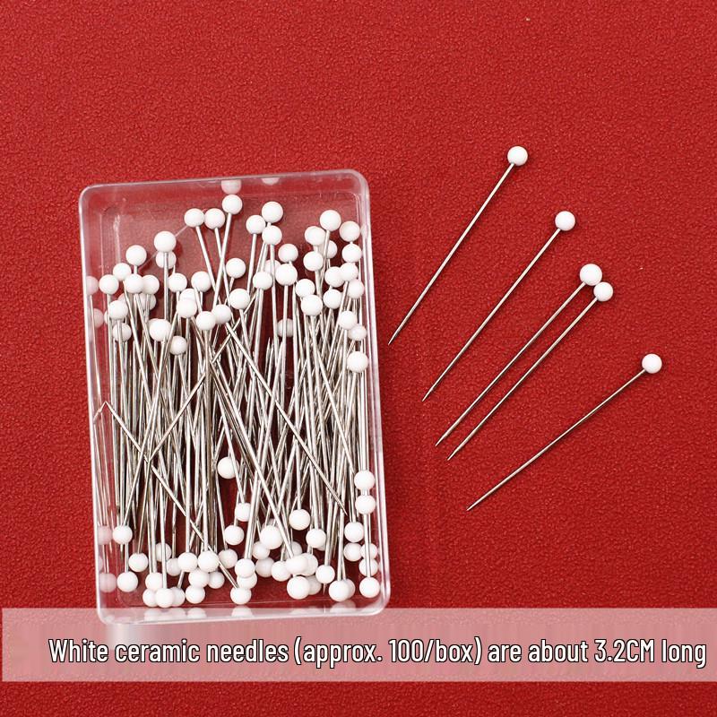 Szpilki z perłową główką do szycia krawieckiego i odzieży