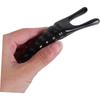 Portable Black Horn Massage Stick - Mini Gua Sha Tool for Face, Eyes & Neck, Acupressure Therapy for Eye Fatigue, Durable & Compact for Home