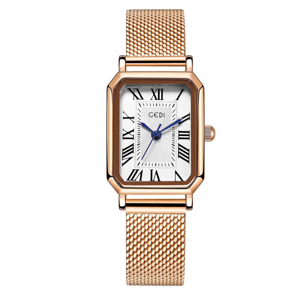 High Value Medieval Women'S Watch Retro Roman High Sense Guangzhou Watch Classic Square Plate Quartz Watch