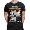 Corgi Mom Dog Flower Love T Shirts Unisex Unisex Pure Cotton Funny Tshirt Crewneck Tee Shirt Short Sleeve Clothes Graphic Printed
