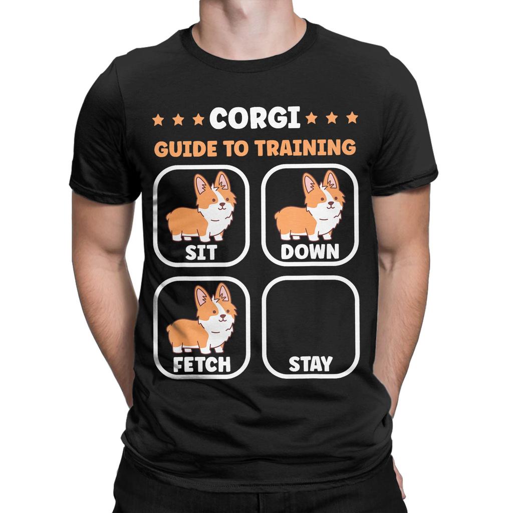 Corgi Mom Dog Flower Love T Shirts Unisex Unisex Pure Cotton Funny Tshirt Crewneck Tee Shirt Short Sleeve Clothes Graphic Printed