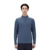 Anta Simple Stand Collar Comfortable Soft Casual Solid Color Versatile Long Sleeve T-Shirt Men Tops 152530412-2