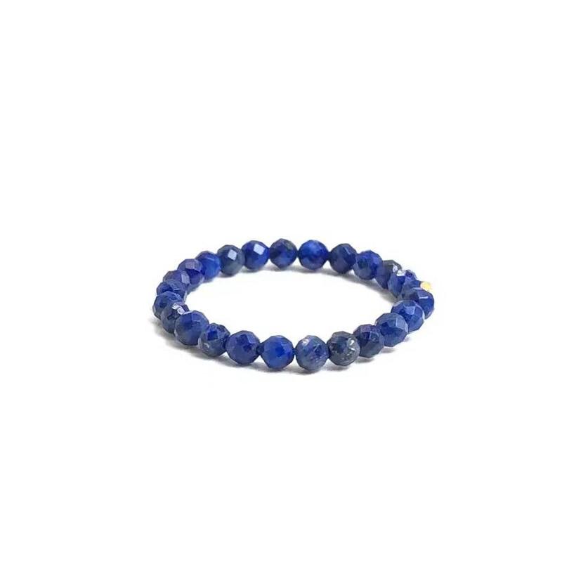Anello con Pietra Naturale Agata cristallo quarzo zircone 2mm Multisfaccettato Gioielli regali adatti per uomo e donna