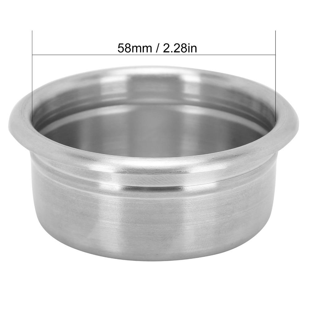 Single Wall Non-Pressurized Filter Basket 58mm Diameter Porous Filter Screen For Portafilter