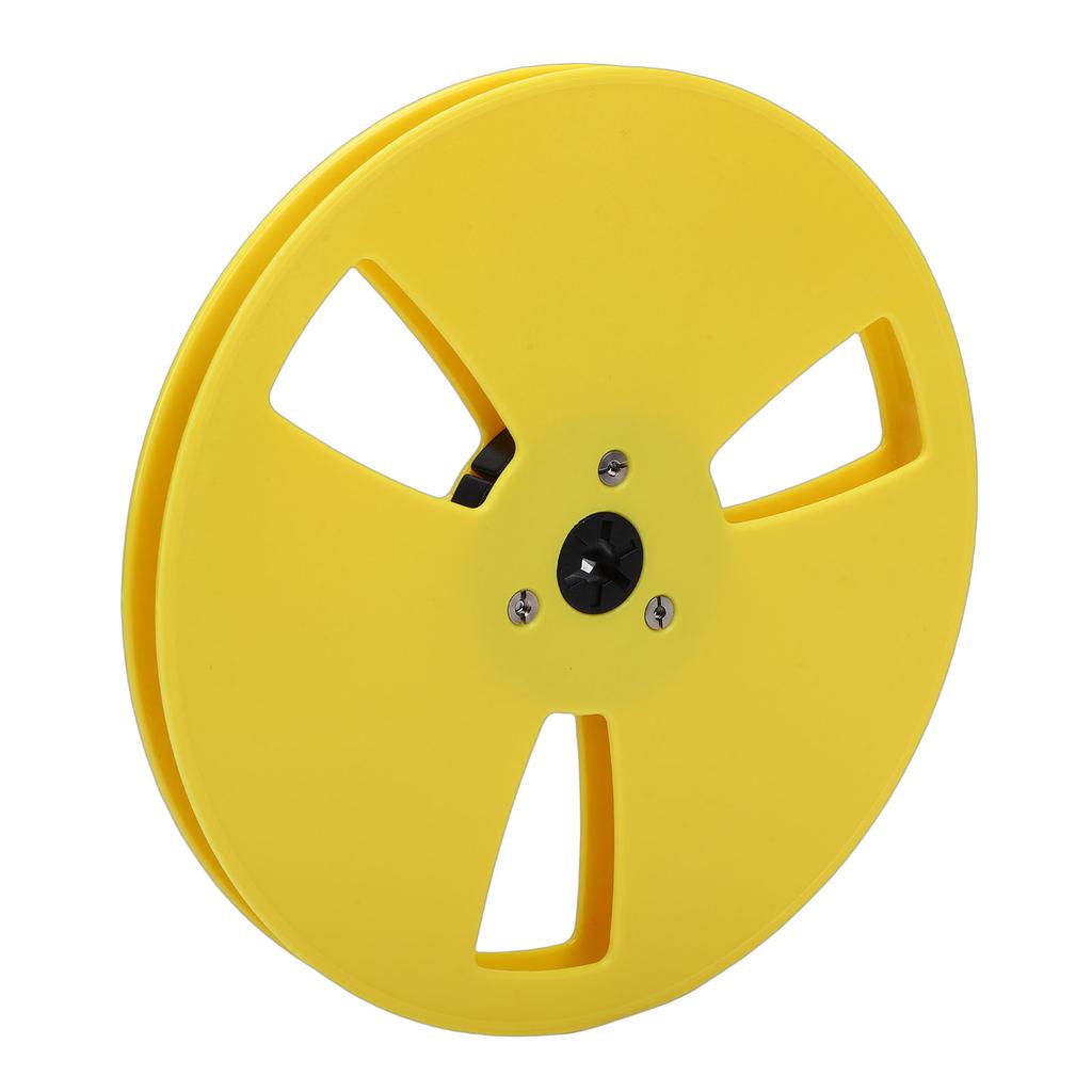 1 4 7 Inch Empty Tape Reel Replacement for TEAC Reel To Reel Tape Players ABS Take Up Reel with 3 Hole Yellow