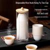 Disposable Wheat Straw Kung Fu Tea Cups