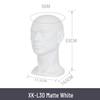 Multifunctional Display Mannequin Head for Spray Paint Hat, Bow Tie, Glasses, and Mask Props