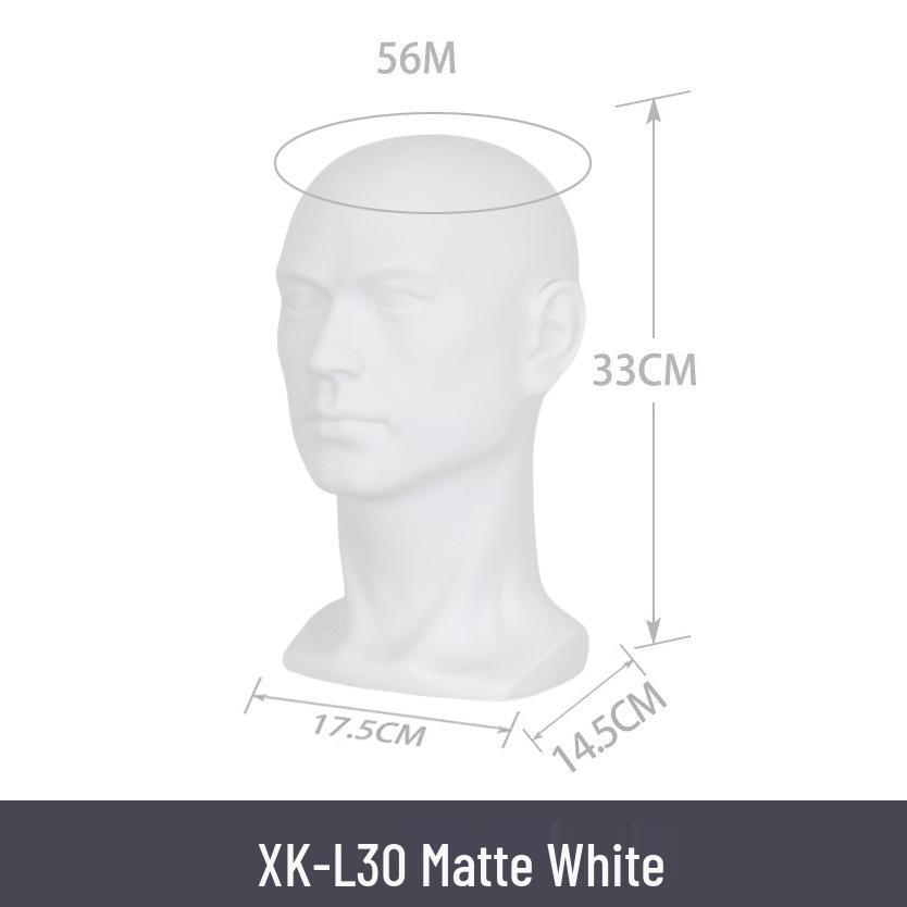 Multifunctional Display Mannequin Head for Spray Paint Hat, Bow Tie, Glasses, and Mask Props