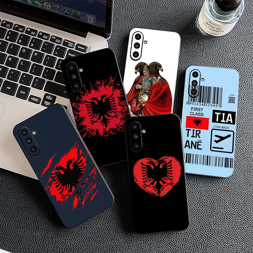 Albanians Red Albania Flag Phone Cover for Motorola Moto Edge 70 60 Fusion NEO Pro G Stylus G56 G96 G04 G05 20 Soft Case