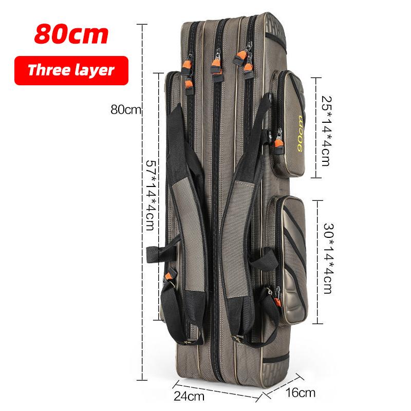Fishing Bag Fishing Gear Rod Bag Shoulder Strap Fishing Gear Bag Fishing Rod Fishing Bag