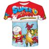 Kids Summer New Casual Funny Cartoon Game 3D Print O-neck T-shirts 3-13 Years Boys Girls Outfits Tops Children Clothes