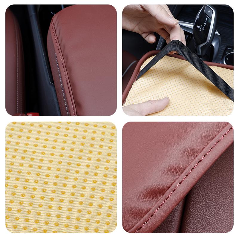 Leather Car Armrest Mat Heighten Mat Armrest Protector Cushion For Peugeot 206 307 308 207 3008 208 407 508 2008 5008 301 406 Q3