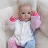 Original Brand 48cm Reborn Dolls Bettie Full Silicone Body Newborn Dolls with Exquisite 3D Painting Visible Venous Blood Simulation Doll Kid Xmas Gift