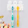Xiaomi 1Pcs Smiling Person Shaped Toothpaste Rack Bathroom Kitchen Toothbrush Towel Holder Wall Sucker Hook Toothbrush(Colour: White)