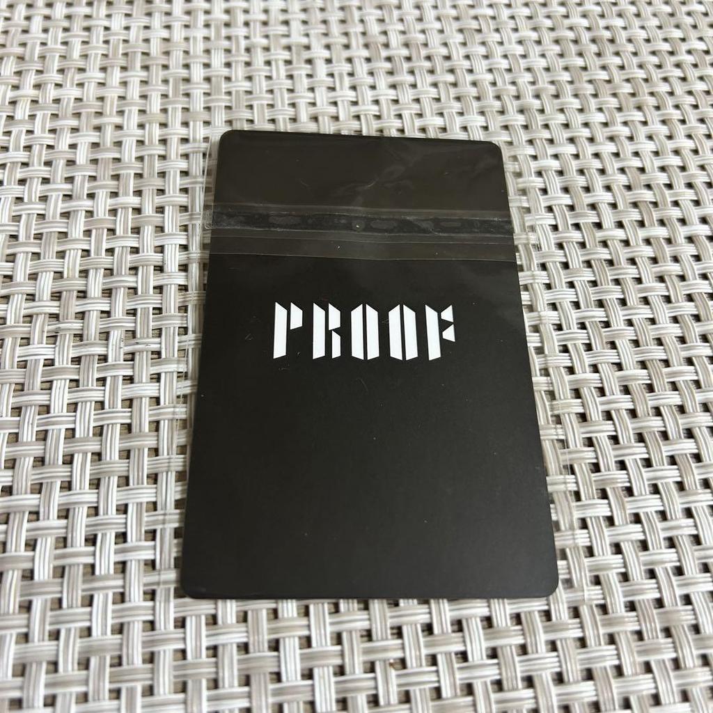 [USED] BTS PROOF Trading Card Jungkook JPFC Heart Holo
